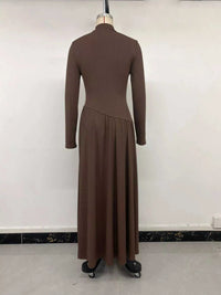 Mock Neck Long Sleeve Midi Dress 100100147422715 46 Affordable Fashion Under $100 Jerry's Apparel 