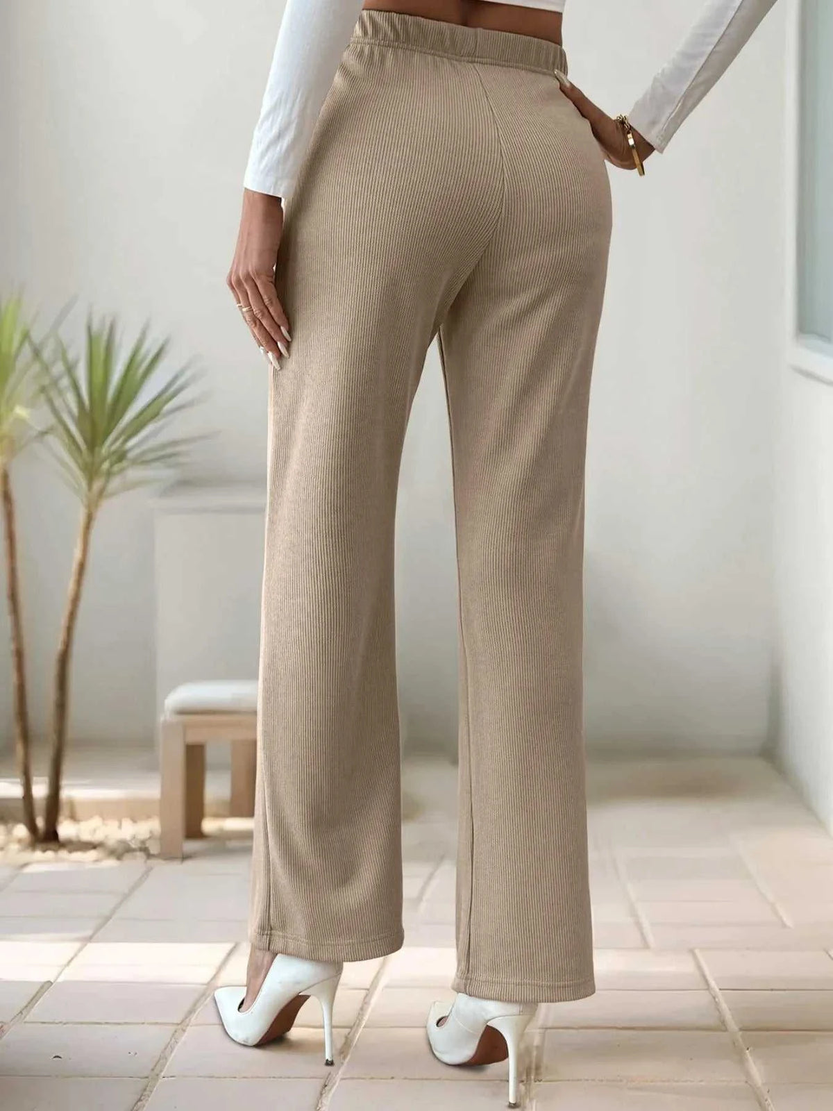 High-Waisted Slit Pants 100100338122783 31 Affordable Fashion Under $100 Jerry's Apparel 