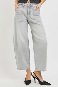 RISEN Slouchy Cropped Barrel Jeans 100100024621905 65 Affordable Fashion Under $100 Jerry's Apparel 