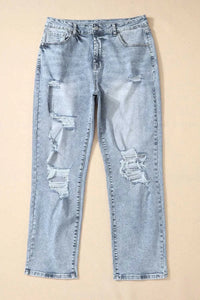 Distressed High Waist Jeans 100100073461919 75 Affordable Fashion Under $100 Jerry's Apparel 