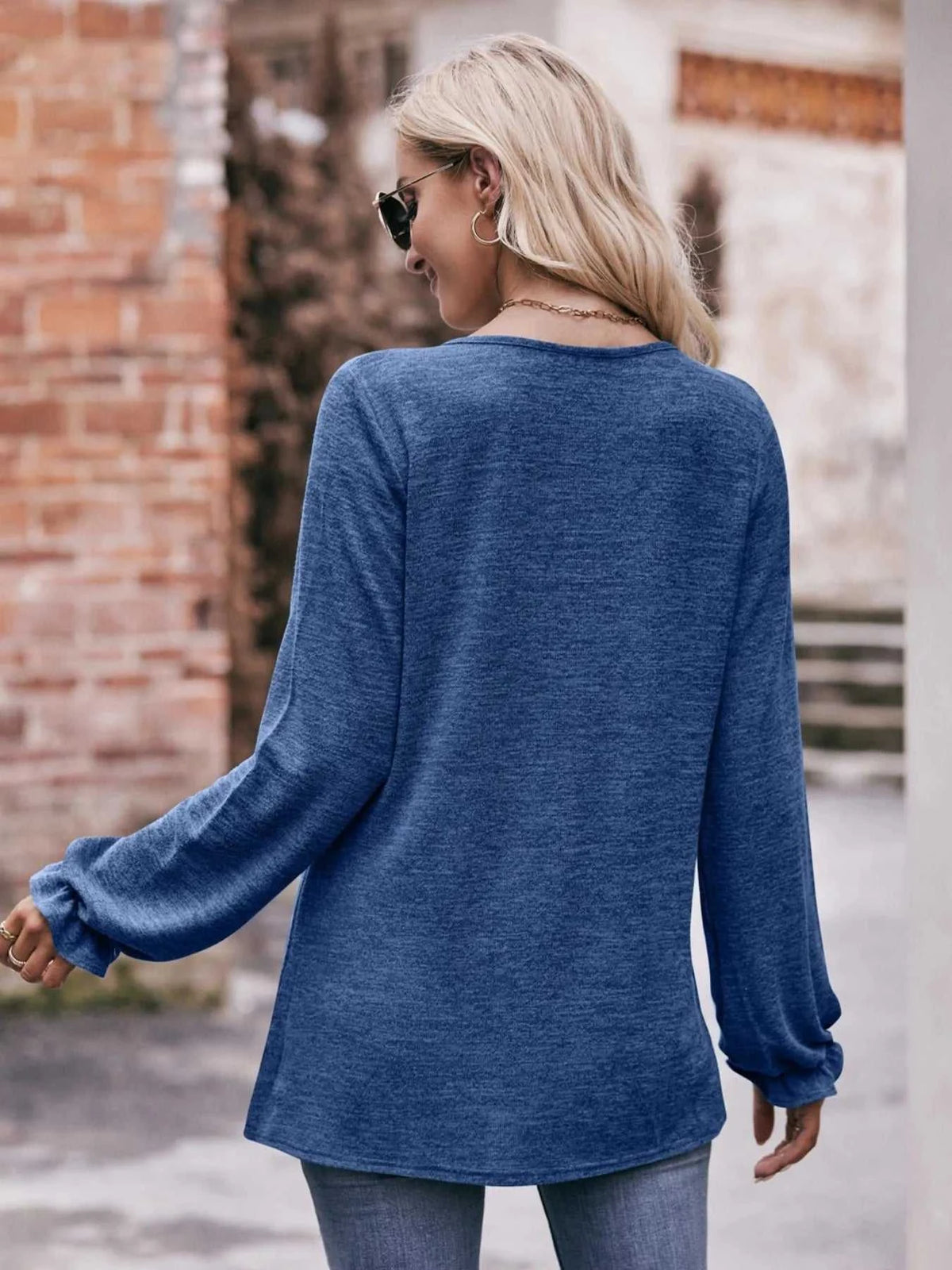 Round Neck Long Sleeve Casual T-Shirt 100100344414707 29 Affordable Fashion Under $100 Jerry's Apparel 