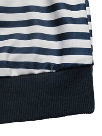 Striped Off-Shoulder Ribbon Accent Sweatshirt 100100561585200 31 Affordable Fashion Under $100 Jerry's Apparel 