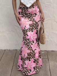 Leopard Print Bodycon Maxi Skirt 100100404631589 26 Affordable Fashion Under $100 Jerry's Apparel 