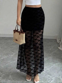 Plus Size Elegant Lace Mermaid Sheer Skirt 100100690197262 41 Affordable Fashion Under $100 Jerry's Apparel 