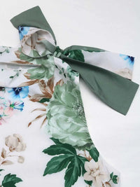 Tied Flower Printed Mock Neck Top 100100608201532 28 Affordable Fashion Under $100 Jerry's Apparel 