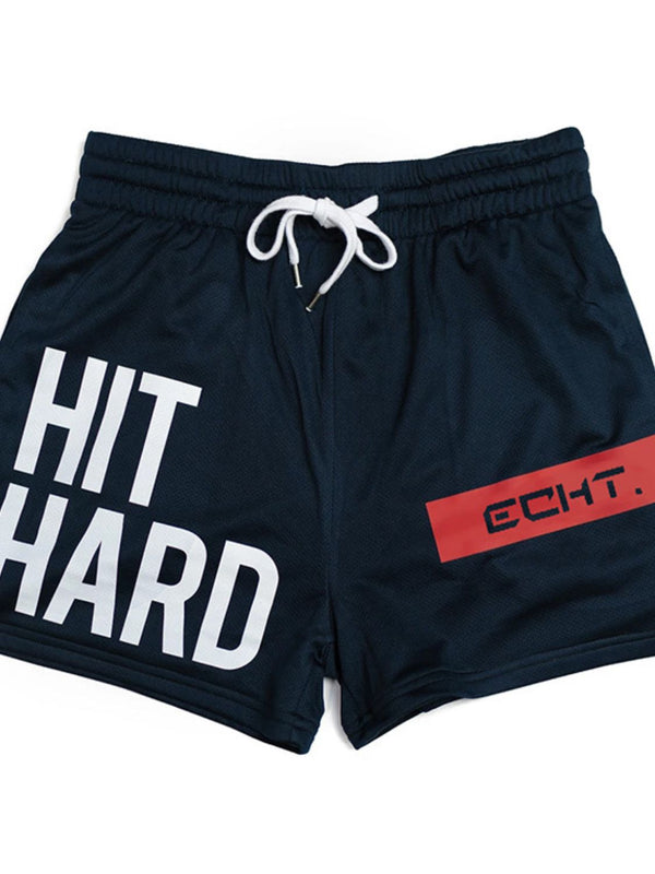 Men's Plus Size Drawstring Breathable Active Shorts