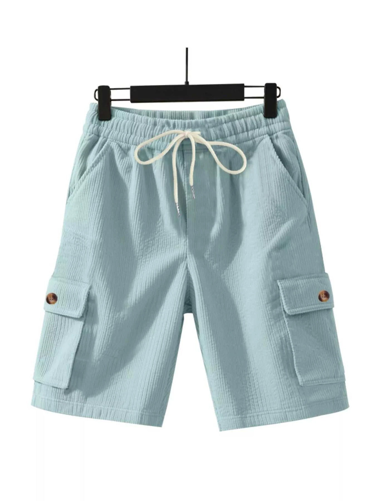Men's Full Size Casual Textured Drawstring Cargo Shorts Plus Size 100400310318870 39 Affordable Fashion Under $100 Jerry's Apparel 