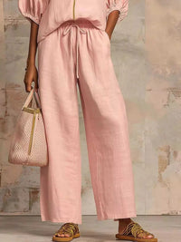 Full Size Zip-Front Top and Wide-Leg Pants Set Plus Size 101001746488777 43 Affordable Fashion Under $100 Jerry's Apparel 