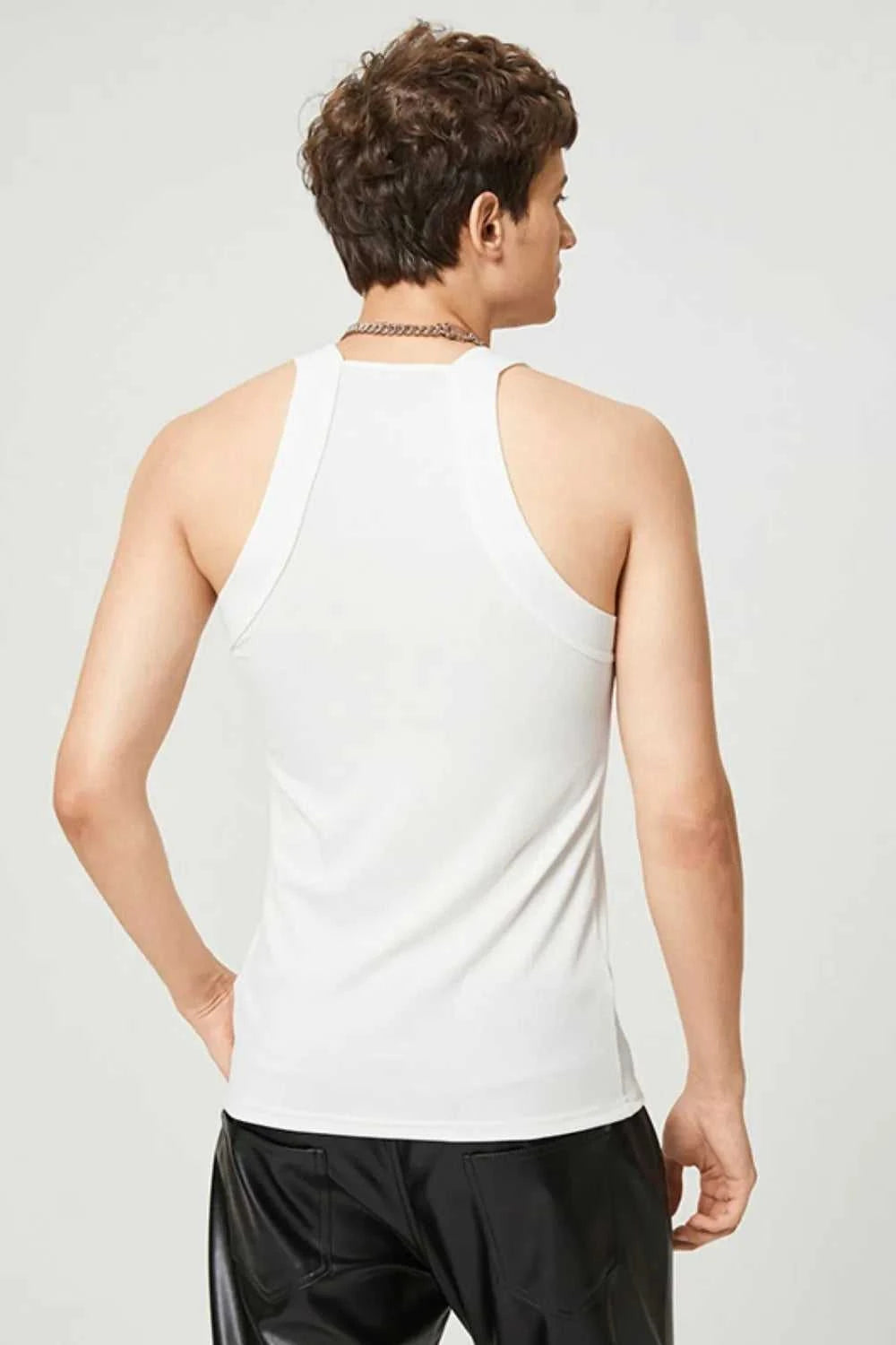 Men's Full Size Square Neck Wide Strap Tank Plus Size 100400453861883 34 Affordable Fashion Under $100 Jerry's Apparel 
