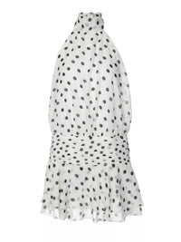 Polka Dot Halter Neck Ruffle Dress 100100761627730 51 Affordable Fashion Under $100 Jerry's Apparel 