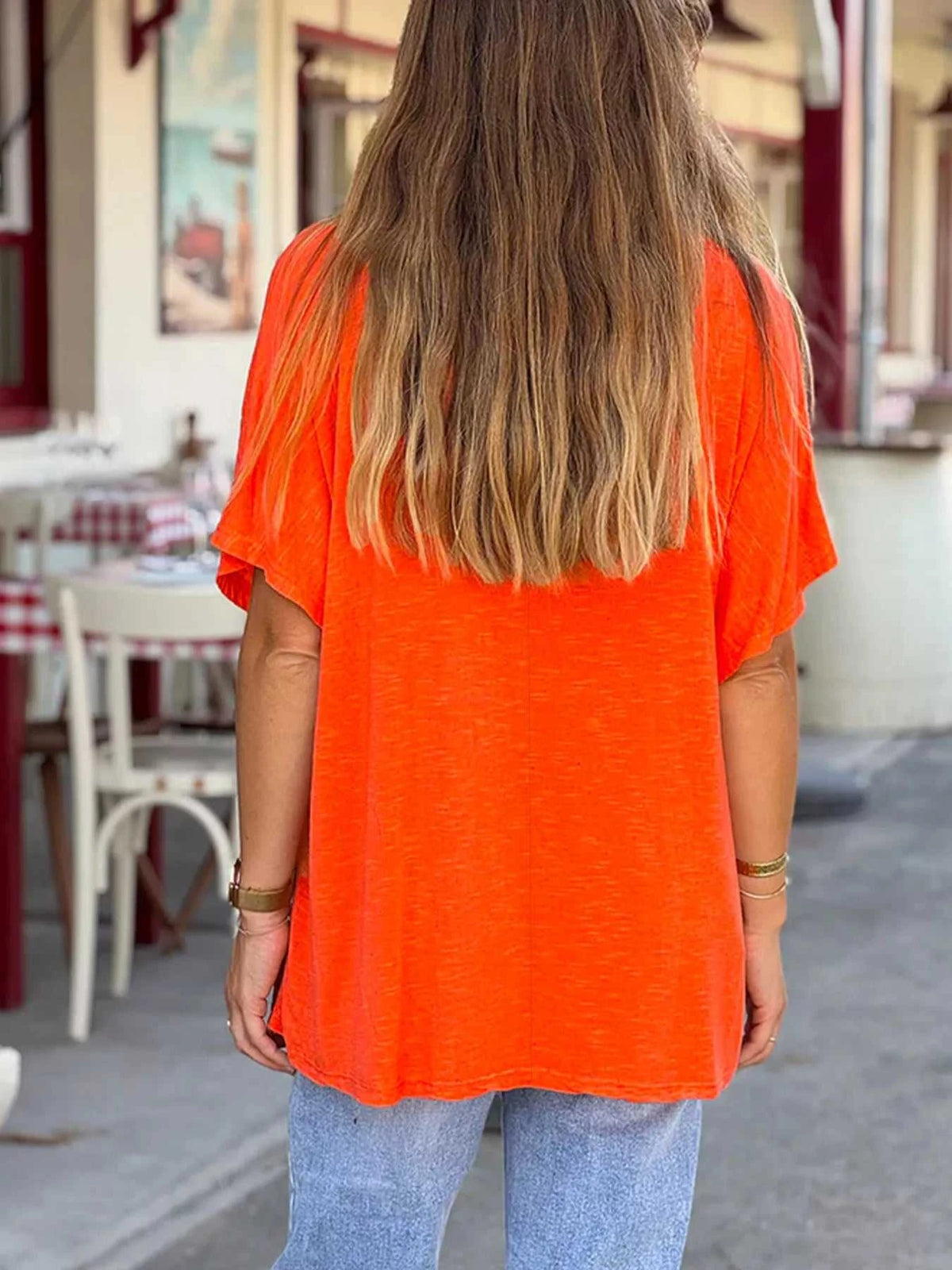 Casual V-Neck Relaxed Fit T-Shirt 100100751365785 22 Affordable Fashion Under $100 Jerry's Apparel 