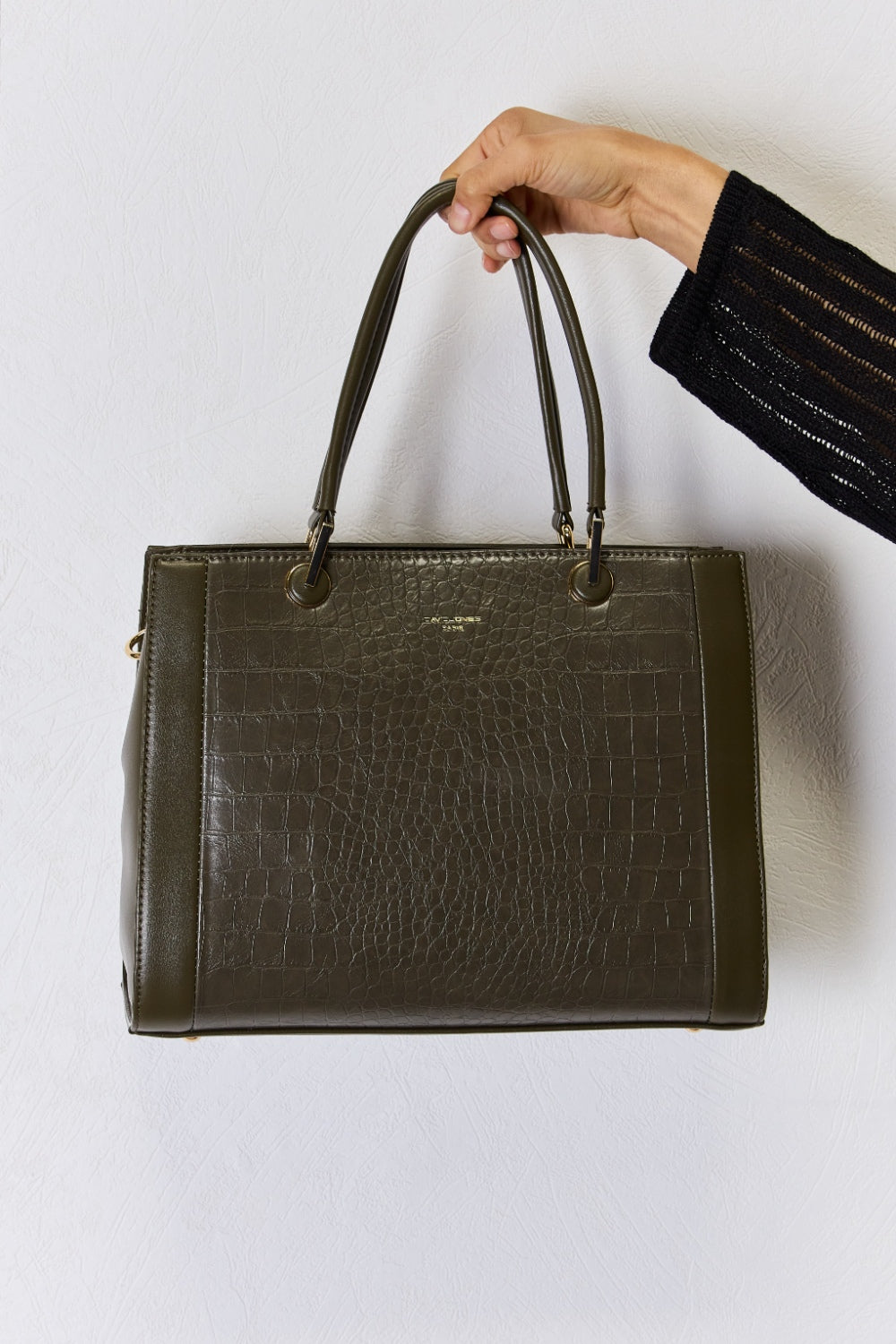 Texture PU Leather Handbag