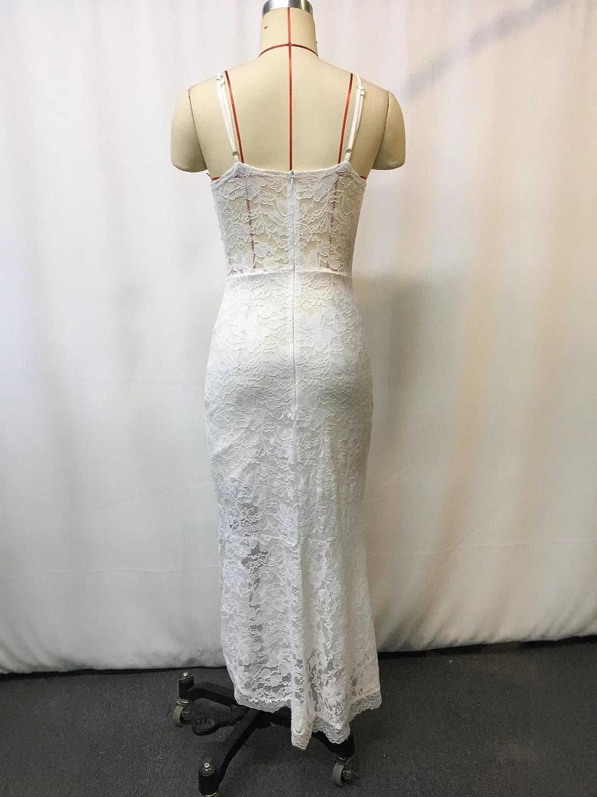 Full Size Lace V-Neck Sleeveless Dress Plus Size 100100664060224 51 Affordable Fashion Under $100 Jerry's Apparel 