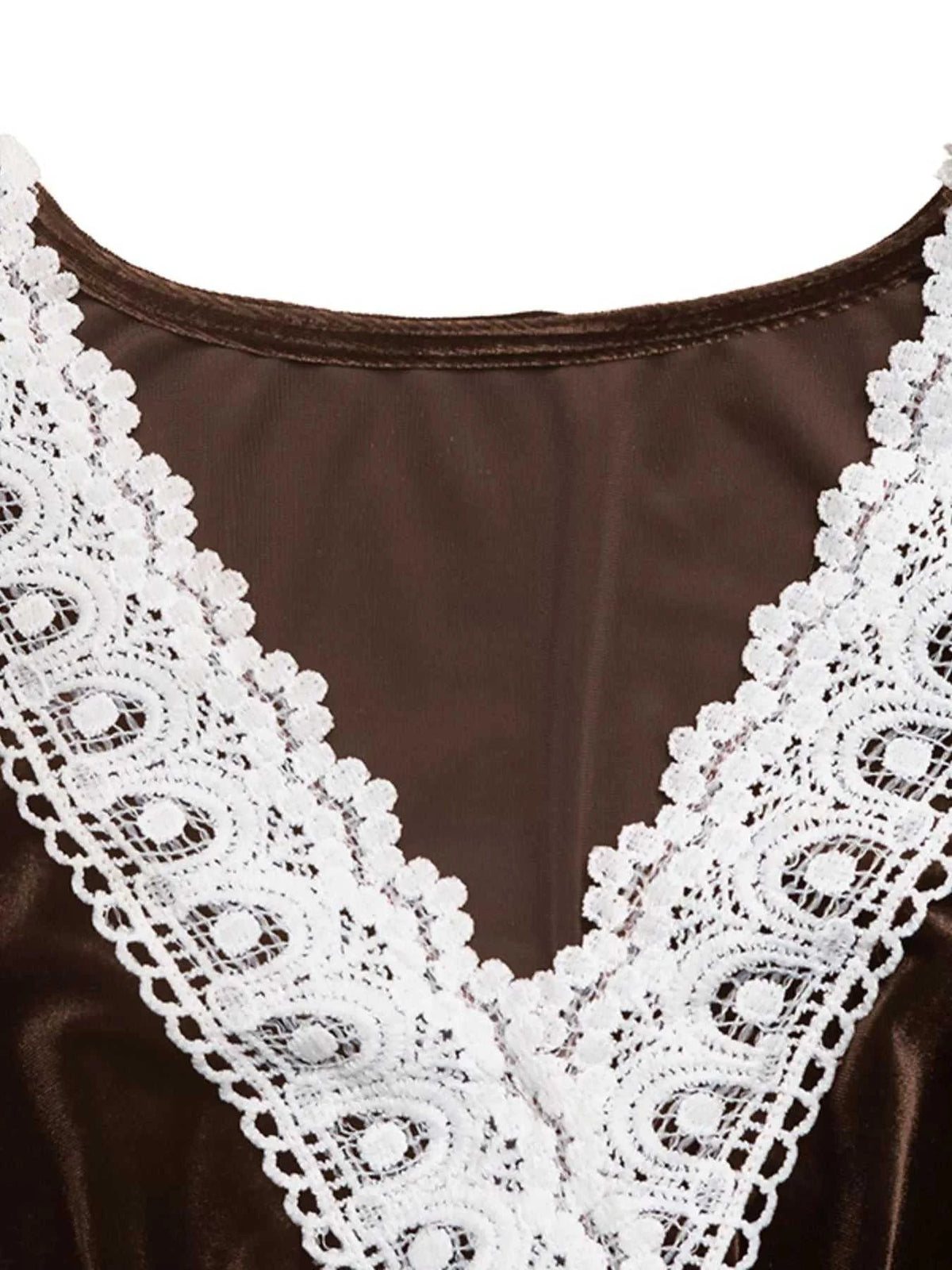 Velvet A-Line Dress with Lace Trim 100100822255548 50 Affordable Fashion Under $100 Jerry's Apparel 