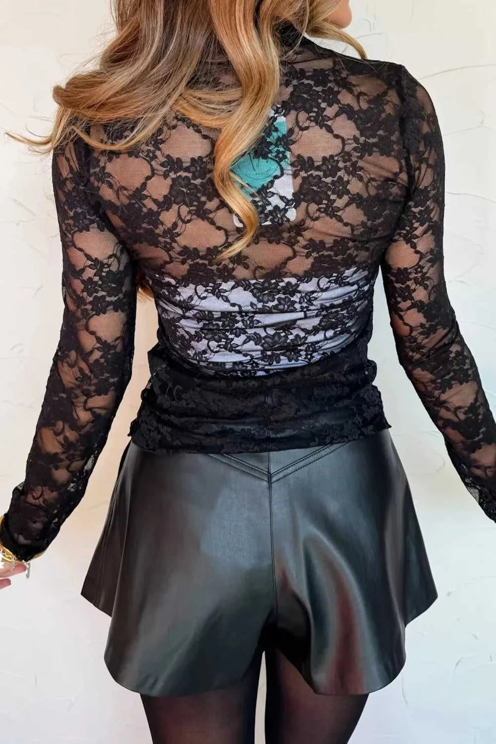 Floral Lace Long Sleeve Top 100100236651764 18 Affordable Fashion Under $100 Jerry's Apparel 
