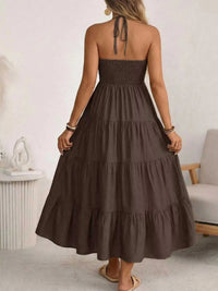 Halter Neck Tiered Midi Dress 100100171264186 44 Affordable Fashion Under $100 Jerry's Apparel 