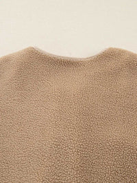 Casual Leopard Print Accent Plush Jacket with Pockets 100100351543106 61 Affordable Fashion Under $100 Jerry's Apparel 