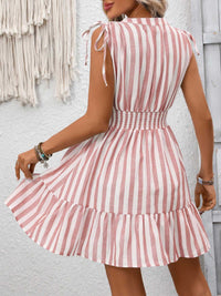 Striped Ruffle Hem Summer Dress 100100817311955 33 Affordable Fashion Under $100 Jerry's Apparel 