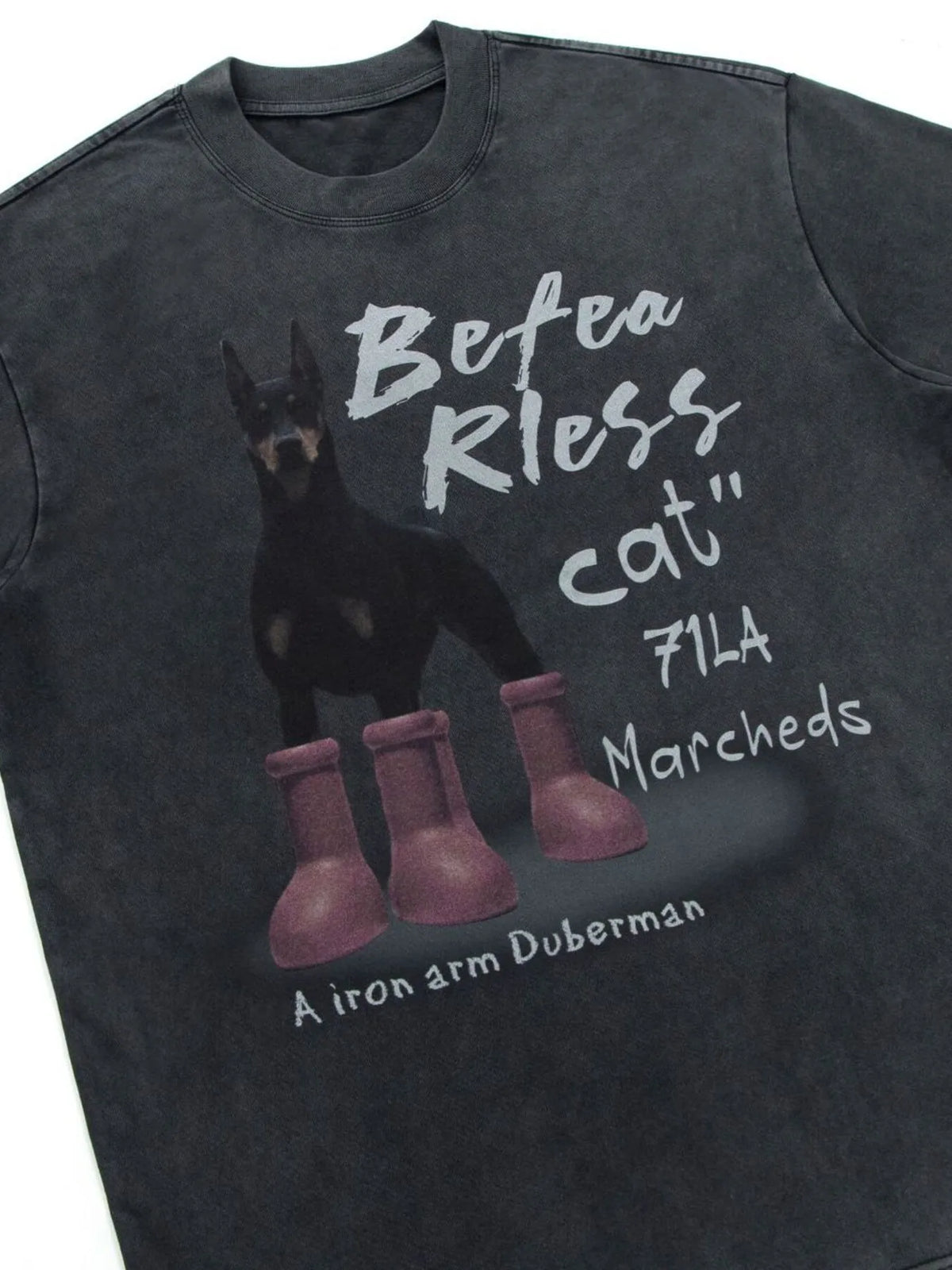 Men's Dog Short Sleeve Oversized T-Shirt