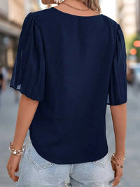 V-Neck Half Sleeve Blouse 100100062921565 30 Affordable Fashion Under $100 Jerry's Apparel 