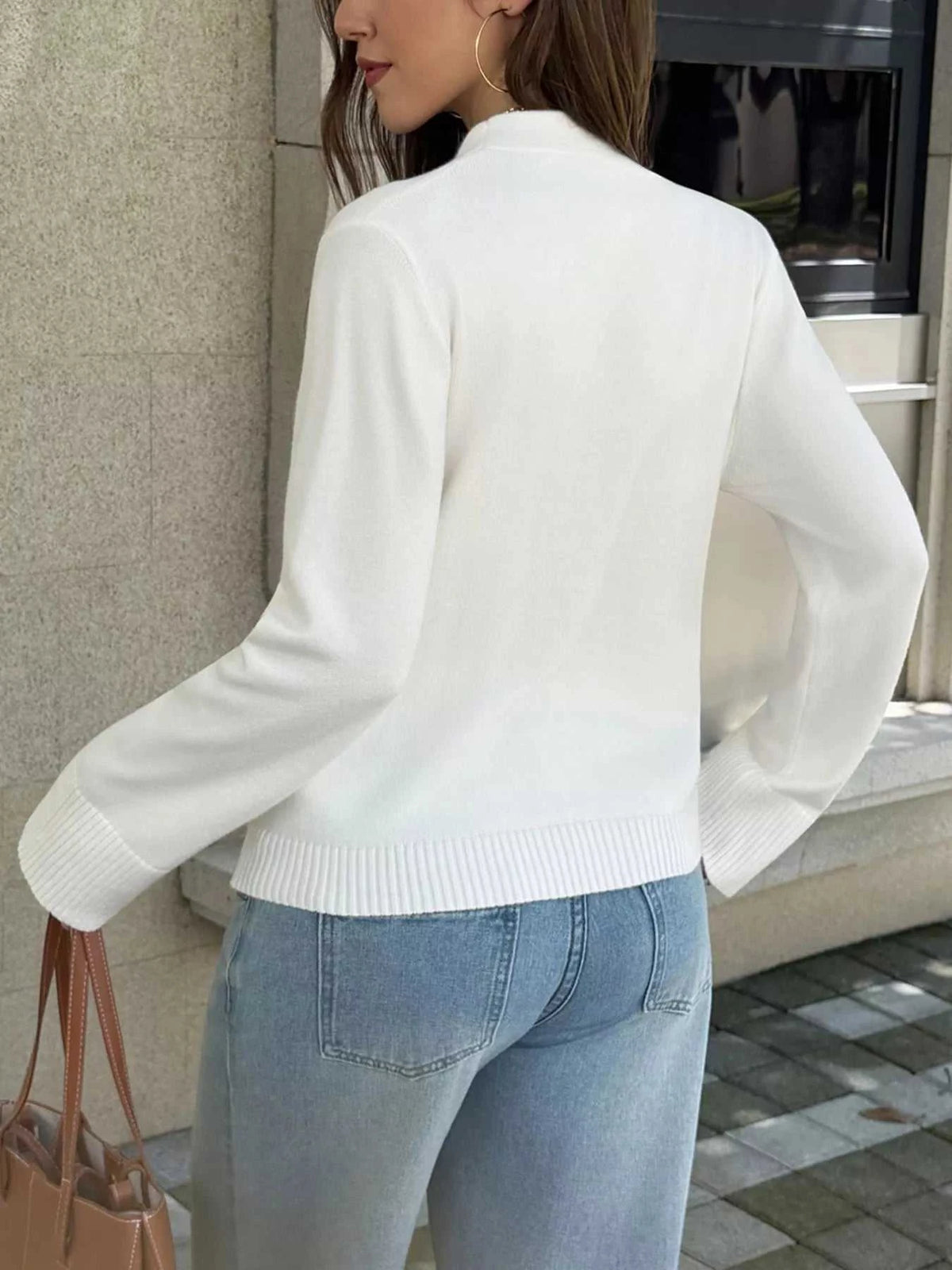V-Neck Button-Down Knit Cardigan 101002434751195 55 Affordable Fashion Under $100 Jerry's Apparel 