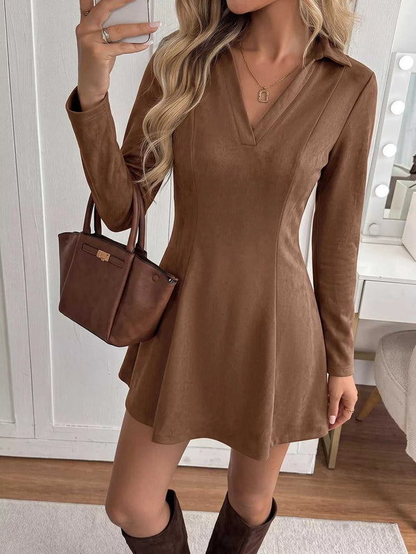 Johnny Collar Long Sleeve Dress 100100638130668 43 Gifts for Her Jerry's Apparel 