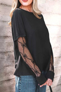 Round Neck Lace Sleeve Relaxed Fit Top 100100682611031 29 Affordable Fashion Under $100 Jerry's Apparel 