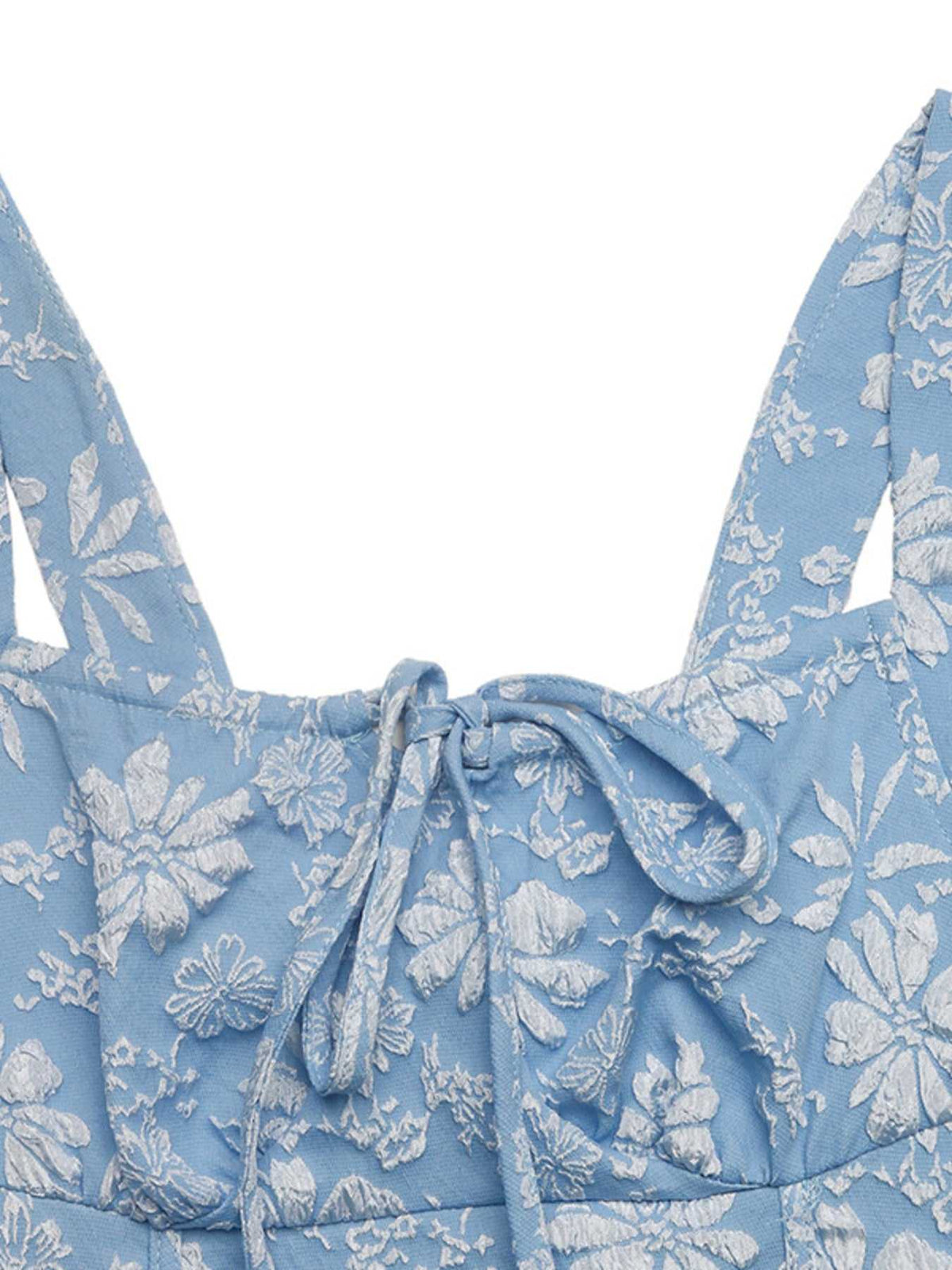 Floral Tie-Front A-Line Midi Dress 100100033507143 47 Affordable Fashion Under $100 Jerry's Apparel 