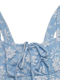 Floral Tie-Front A-Line Midi Dress 100100033507143 47 Affordable Fashion Under $100 Jerry's Apparel 