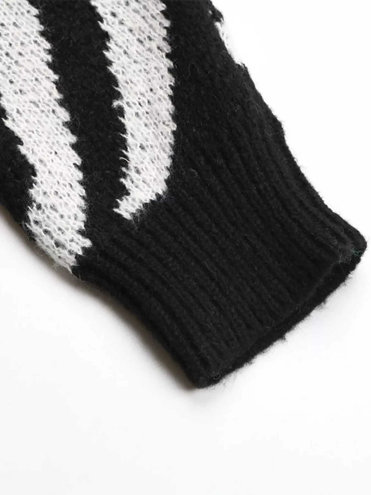Zebra Print Relaxed Fit Pullover Sweater 100100918358486 33 Affordable Fashion Under $100 Jerry's Apparel 