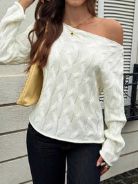 Cable Knit Boat Neck Sweater 101002410698386 55 Affordable Fashion Under $100 Jerry's Apparel 