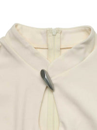 Keyhole Neckline Long Sleeve A-Line Mini Dress 101001180423044 49 Affordable Fashion Under $100 Jerry's Apparel 