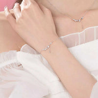 925 Sterling Silver Leaf Bracelet 100500089392764 73 Affordable Fashion Under $100 Jerry's Apparel 