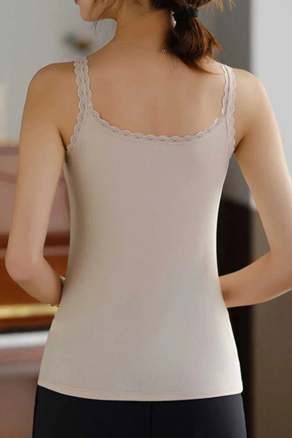 Lace Trim Scoop Neck Cami Top 100100995481321 12 Affordable Fashion Under $100 Jerry's Apparel 