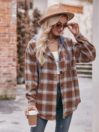 Oversized Plaid Button Up Shacket 100100074094768 50 Affordable Fashion Under $100 Jerry's Apparel 