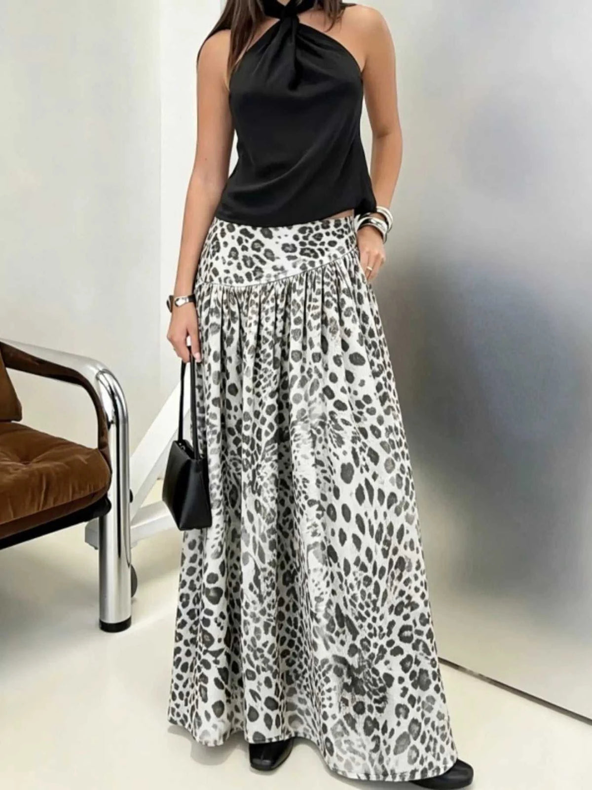 Animal Print Maxi Skirt 101001851902184 33 Affordable Fashion Under $100 Jerry's Apparel 