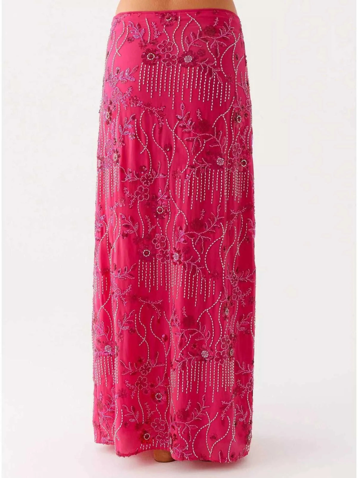 Sequin Embroidered Maxi Skirt 100100873081320 70 Affordable Fashion Under $100 Jerry's Apparel 