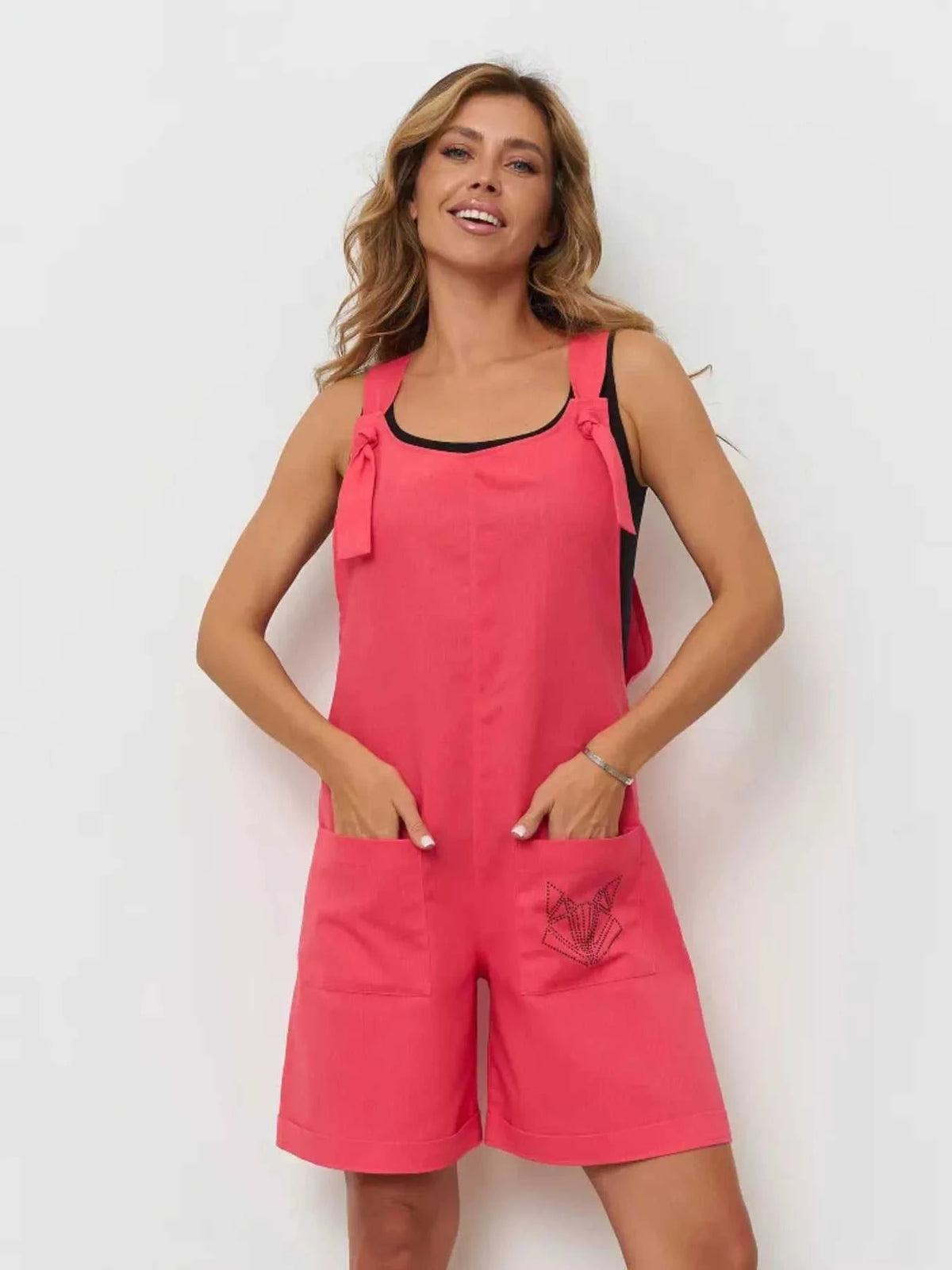 Sleeveless Tie-Strap Romper 100100271886099 28 Affordable Fashion Under $100 Jerry's Apparel 