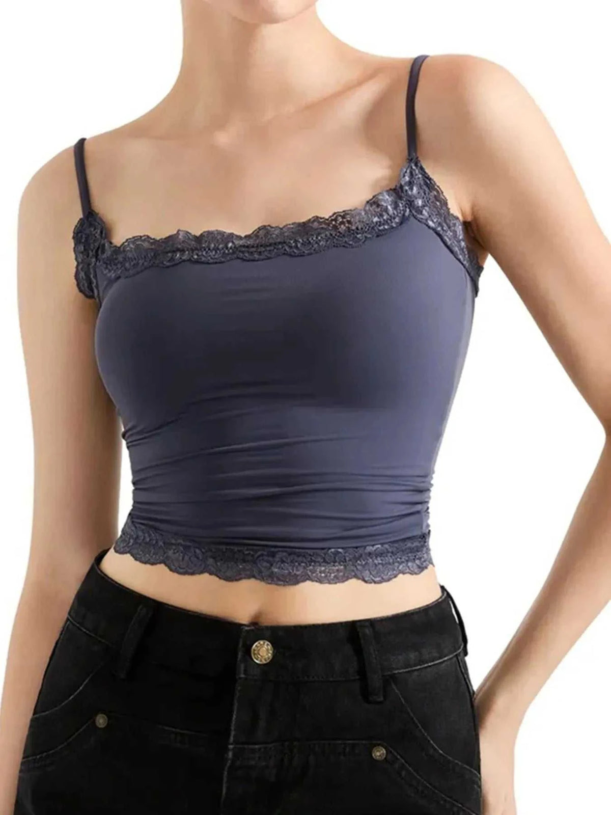 Lace Trim Cami Top 100100194437345 21 Affordable Fashion Under $100 Jerry's Apparel 