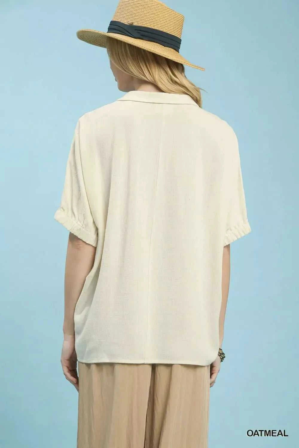 Umgee Floral Embroidered Sleeve Blouse 100100163501068 53 Affordable Fashion Under $100 Jerry's Apparel 