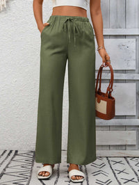 Drawstring High Waist Wide Leg Pants 100100990618349 39 Affordable Fashion Under $100 Jerry's Apparel 