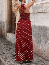 Polka Dot Halter Neck Maxi Dress 100100087481307 36 Affordable Fashion Under $100 Jerry's Apparel 