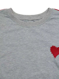 Heart Embroidered Round Neck Sweatshirt 100100424286744 35 Affordable Fashion Under $100 Jerry's Apparel 