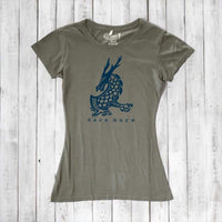 Uni-T Women's Bamboo Dragon T-Shirt – Dragon Graphic Tee "Dare More"
