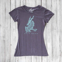 Uni-T Women's Bamboo Dragon T-Shirt – Dragon Graphic Tee "Dare More"