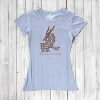 Uni-T Women's Bamboo Dragon T-Shirt – Dragon Graphic Tee "Dare More"