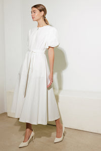 WHAT DO YOU MEAN WOVEN MIDI DRESS