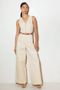 EVERYDAY ESSENTIAL WOVEN JUMPSUIT