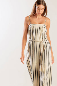 JUST THE BEGINNING WOVEN JUMPSUIT