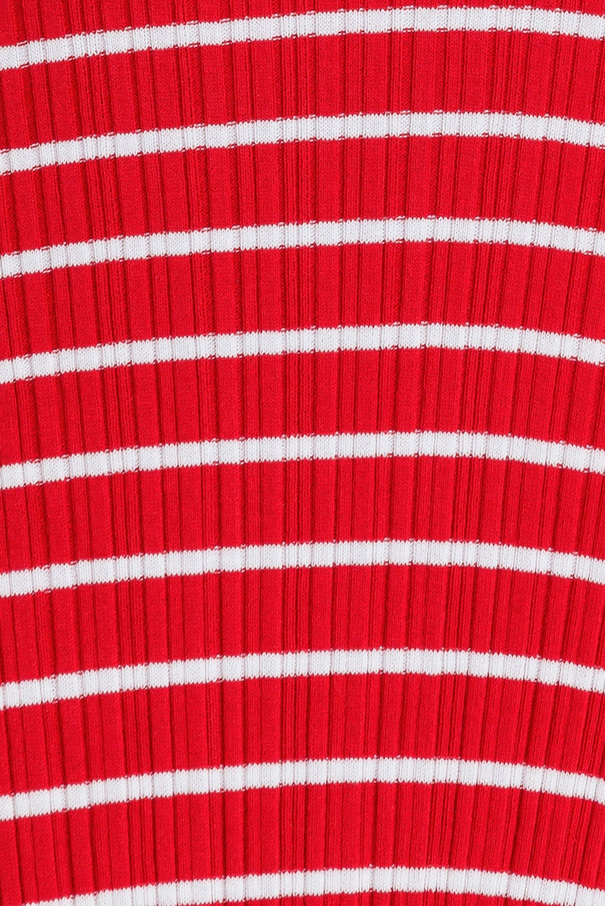 SOFT SIDE OF RED KNIT MIDI DRESS
